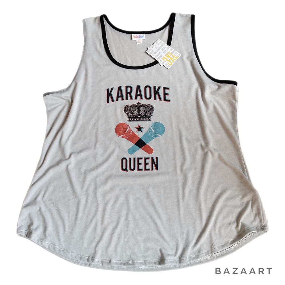 3xl LuLaRoe Tank Top | Karaoke Queen | NWT